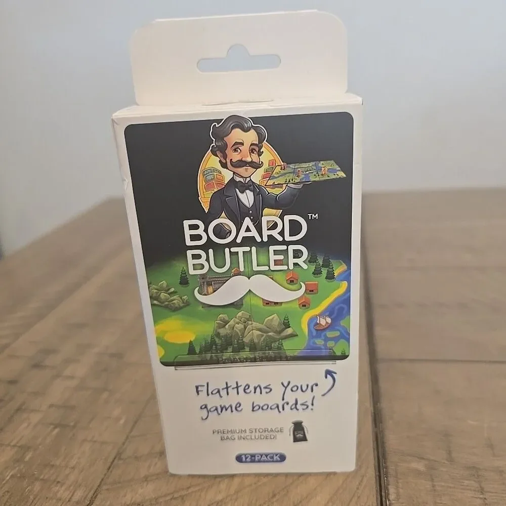 NIB - Board Butler 12 Set Pack Thrilltop Board Game Access. Flatten Game Boards
